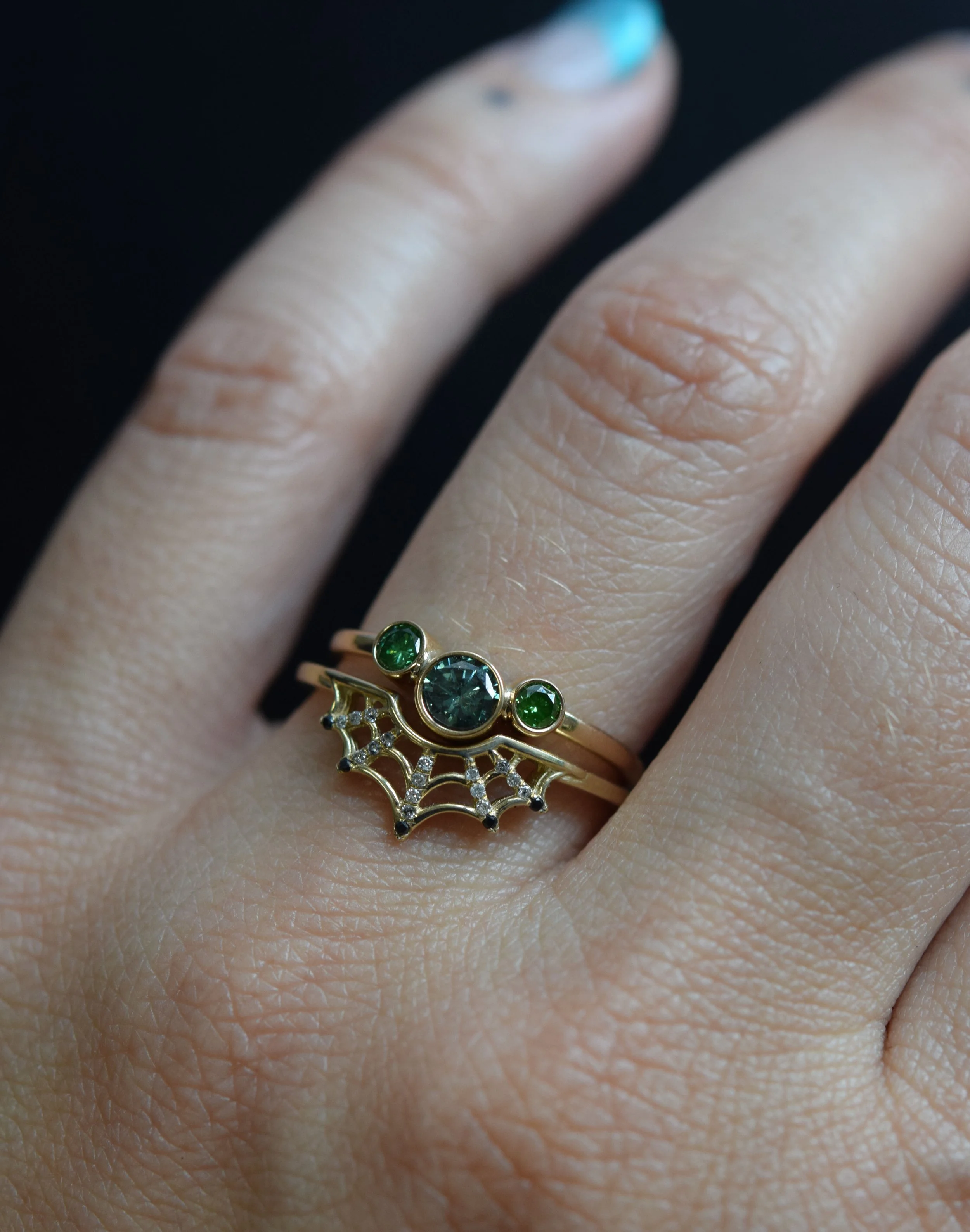 Tide Pool Diamond Vignette Ring .62ct — Modern Mourning